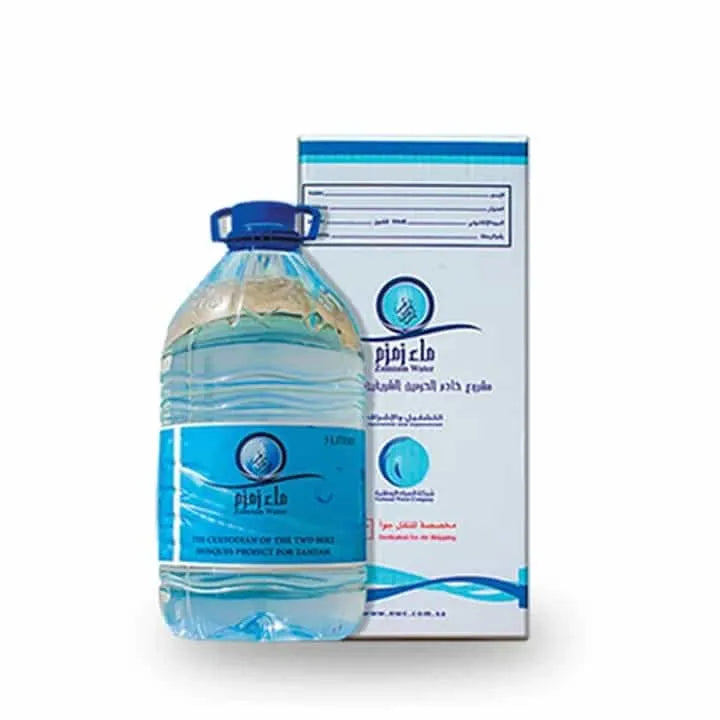 Zamzam water with Authentic Box From Makkah ( 5Liters )